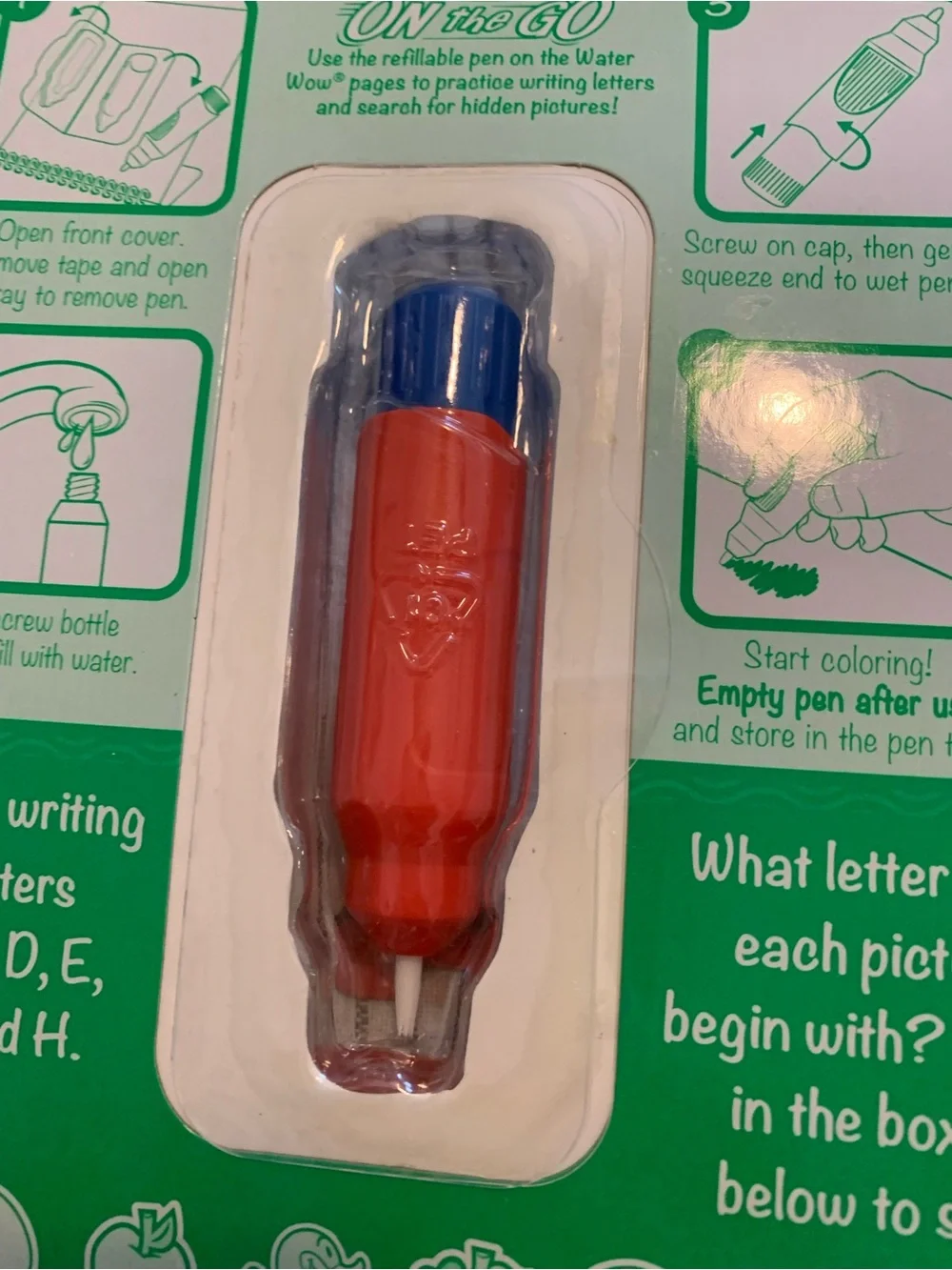 Melissa & Doug On the Go Water WOW! Alphabet Pad - Red/Blue